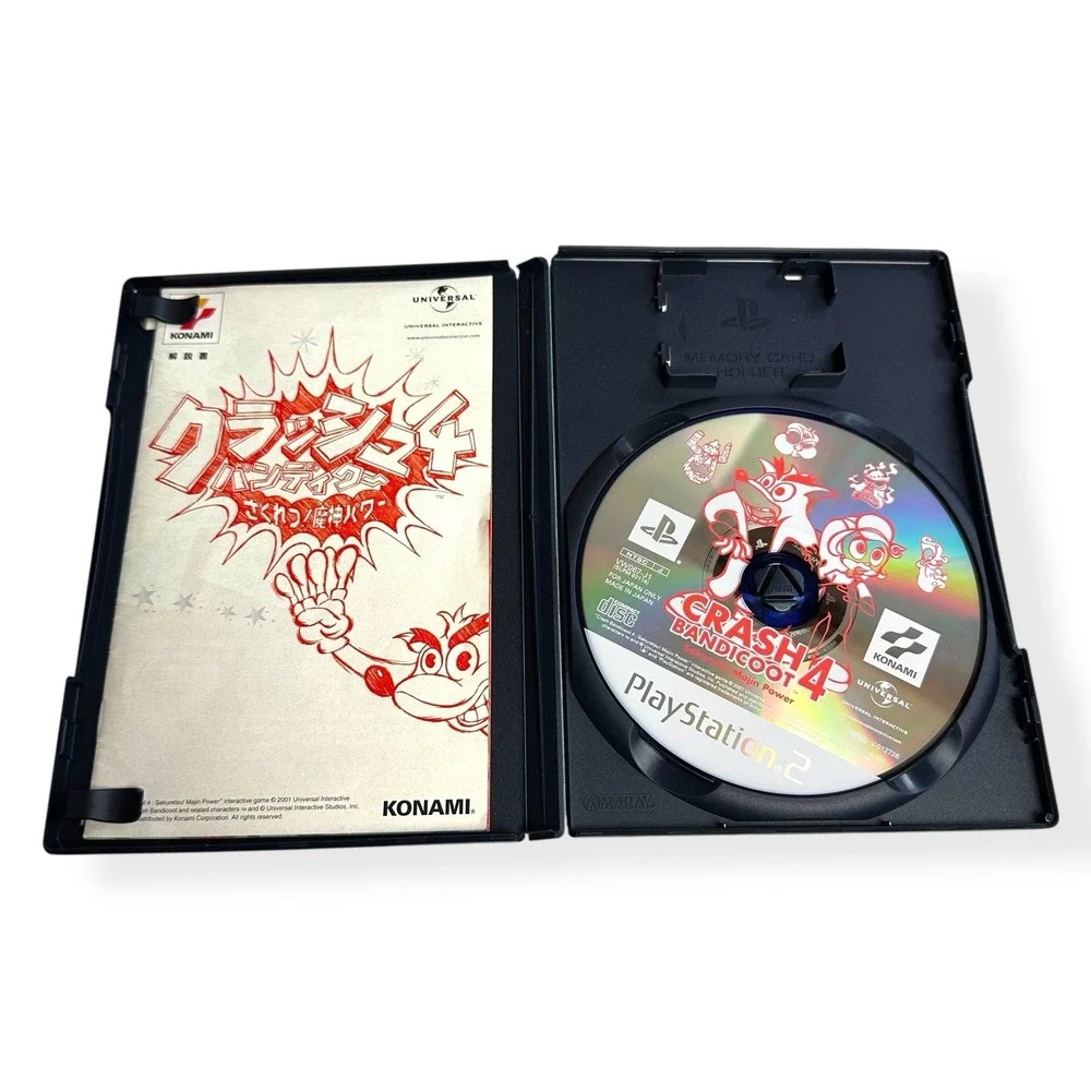 Crash Bandicoot 4 Sakuletsu‎ Majin Power PS2 PlayStation 2 Japan Import